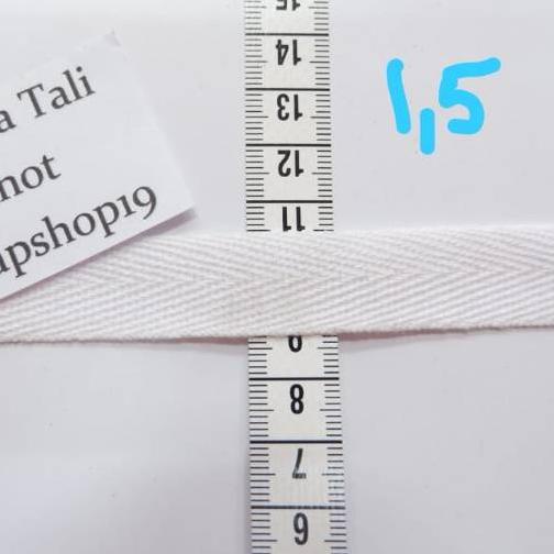 

➪ Twill tape katun Pita katun 15 mm ✯