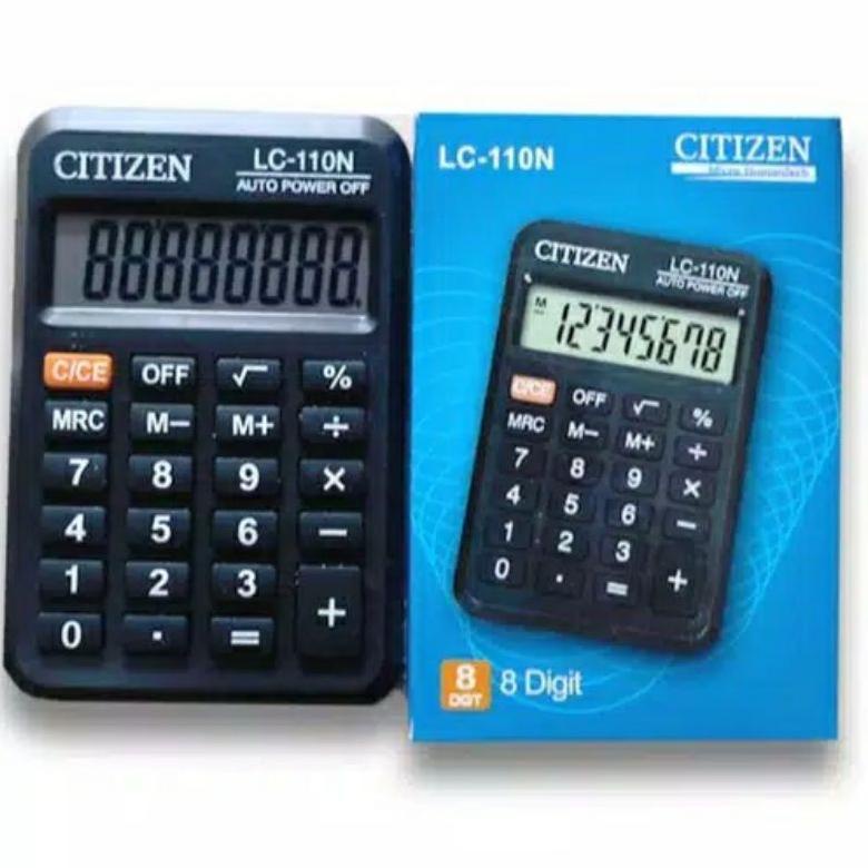 

[KODE PRODUK Q6GHO7987] Kalkulator merk CITIZEN LC-110N