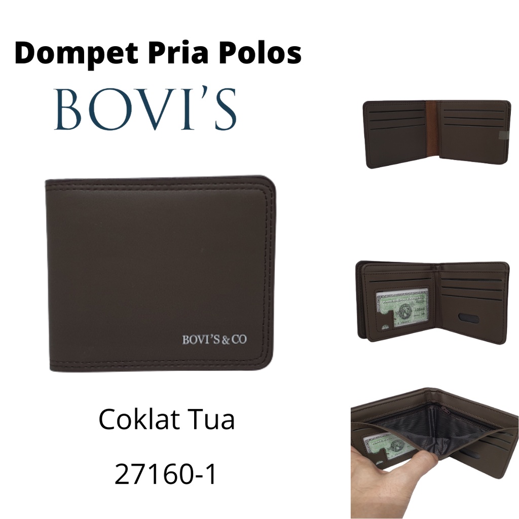 Dompet Pria Polos Simpel Murah Keren Terbaru | Dompet Cowo Dewasa Distro Dompet Lipat (27160-1)