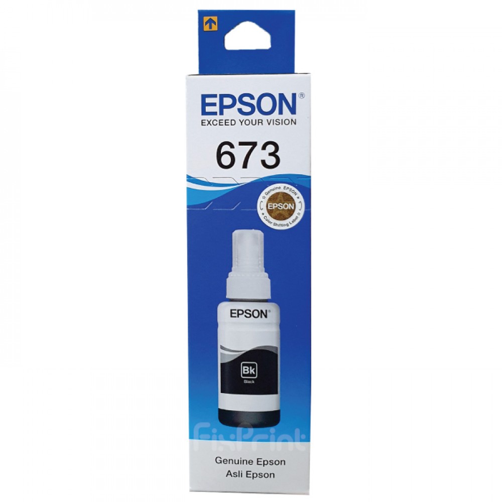 Tinta Epson 673 T673 Original Cyan Magenta Yellow Black Light Ink Printer Epson L800 L805 L850 L1800