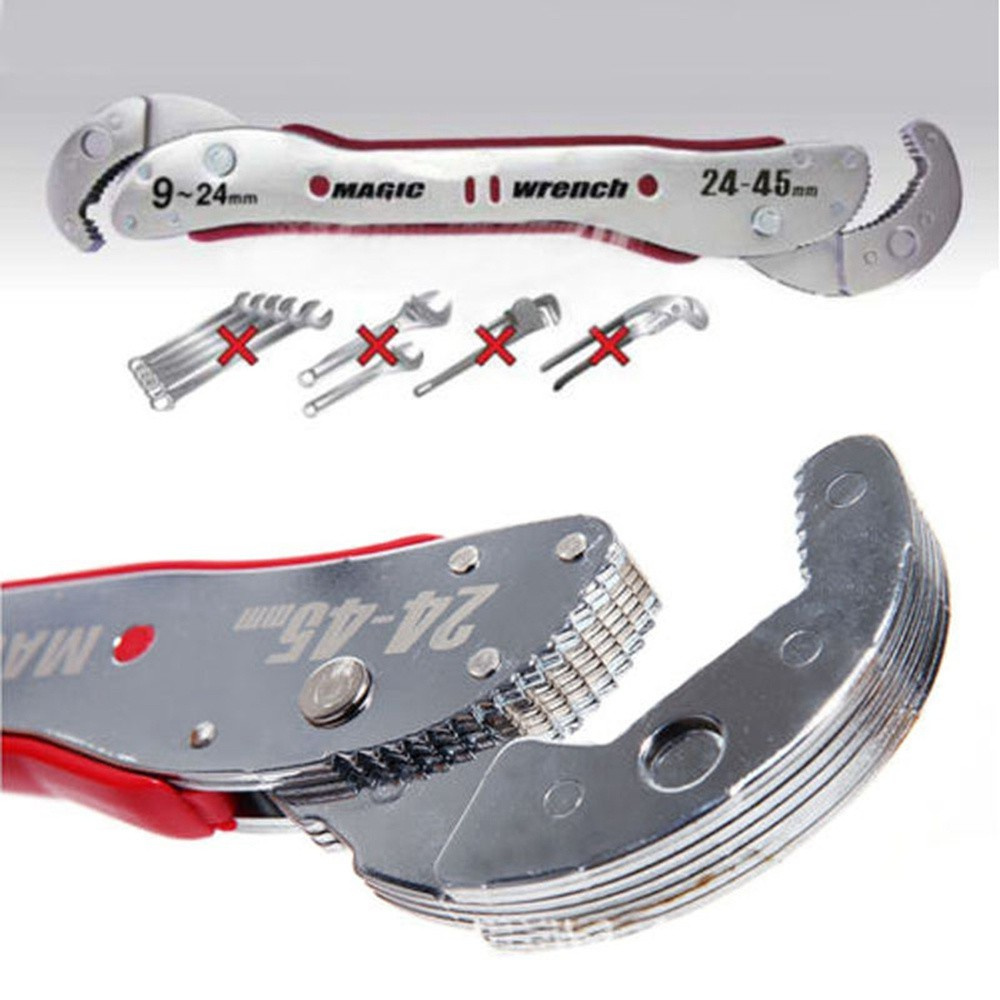 QUINTON Adjustable Magic Wrench Quick Hand Tools Spanner Universal Craftsman Multi-Function Open Type Install Supplies Repair Tools Grip Pliers