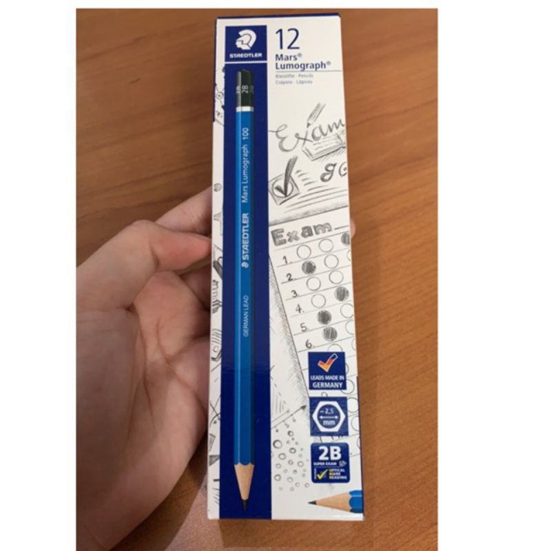 

(12Pcs) Pensil Staedtler 2B Biru Asli Termurah