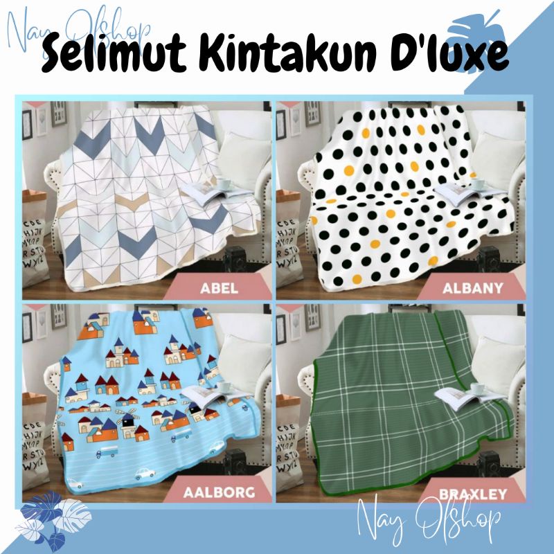 Selimut Kintakun Dluxe 160x200 Abel Albany Aalborg Braxley