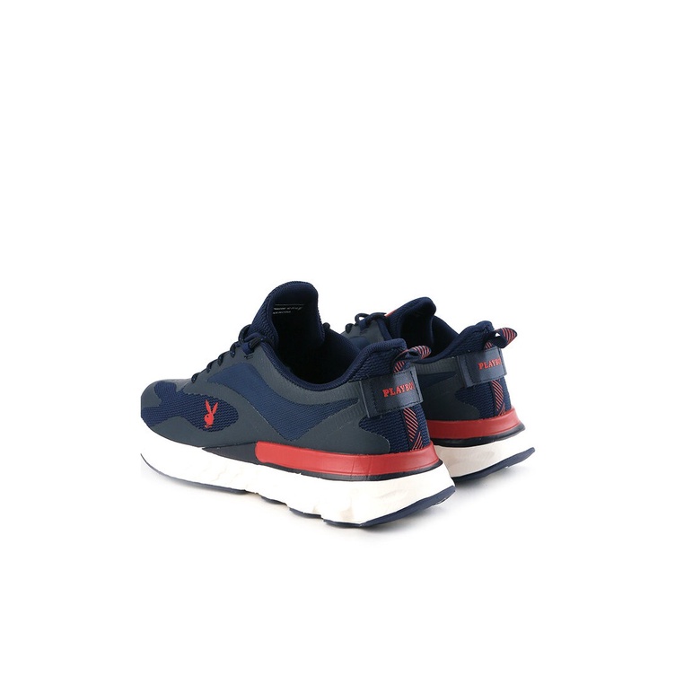 SEPATU SNEAKER PLAYBOY PRIA ORIGINAL CASUAL BRANDED BIRU NAVY PL83