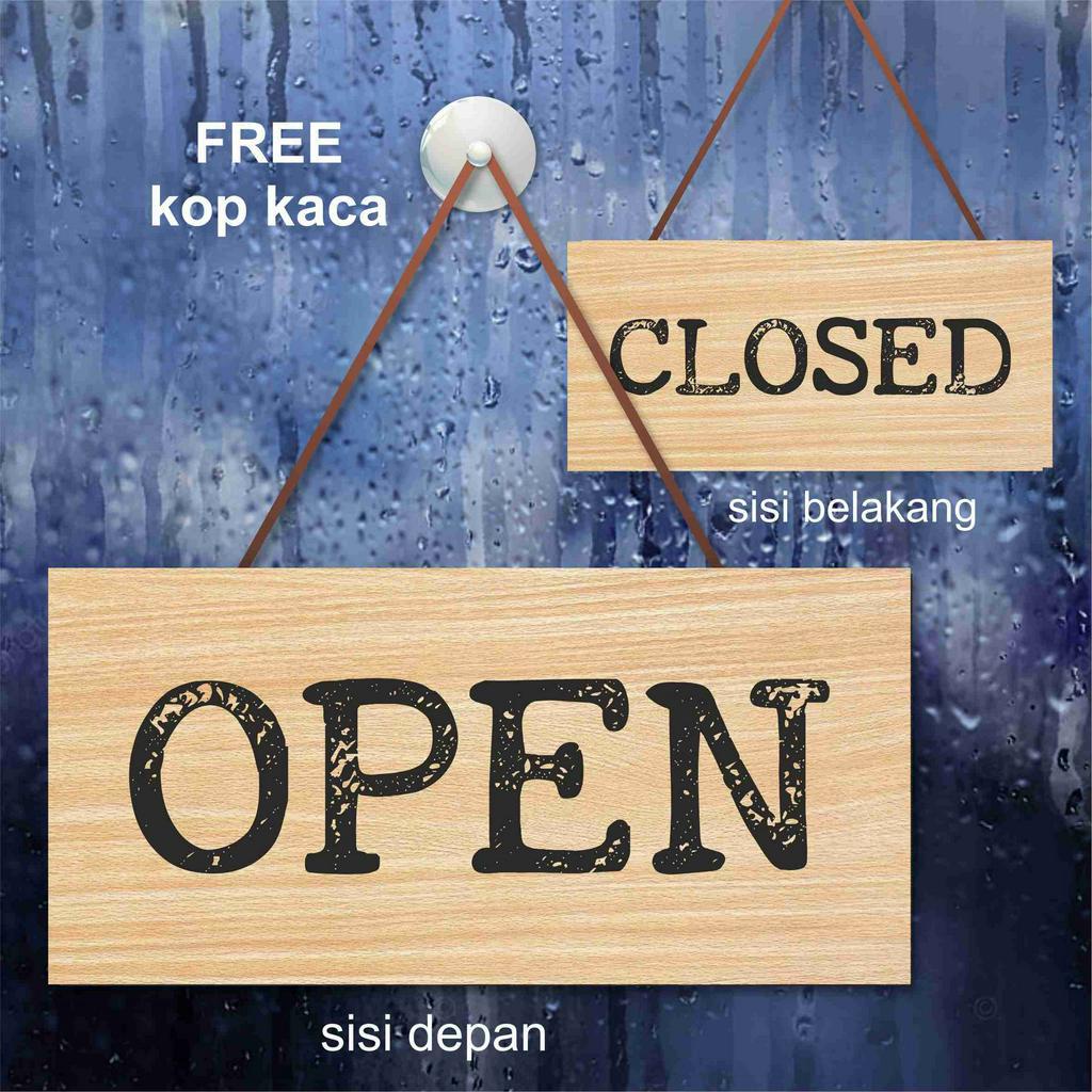 

open closed signboard 23cmx11cm