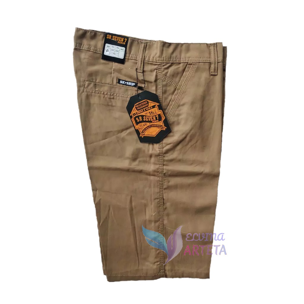 Celana Pendek Chino Pria Jumbo Big Size 27 - 46 Chino Original Bahan ASLI Melar