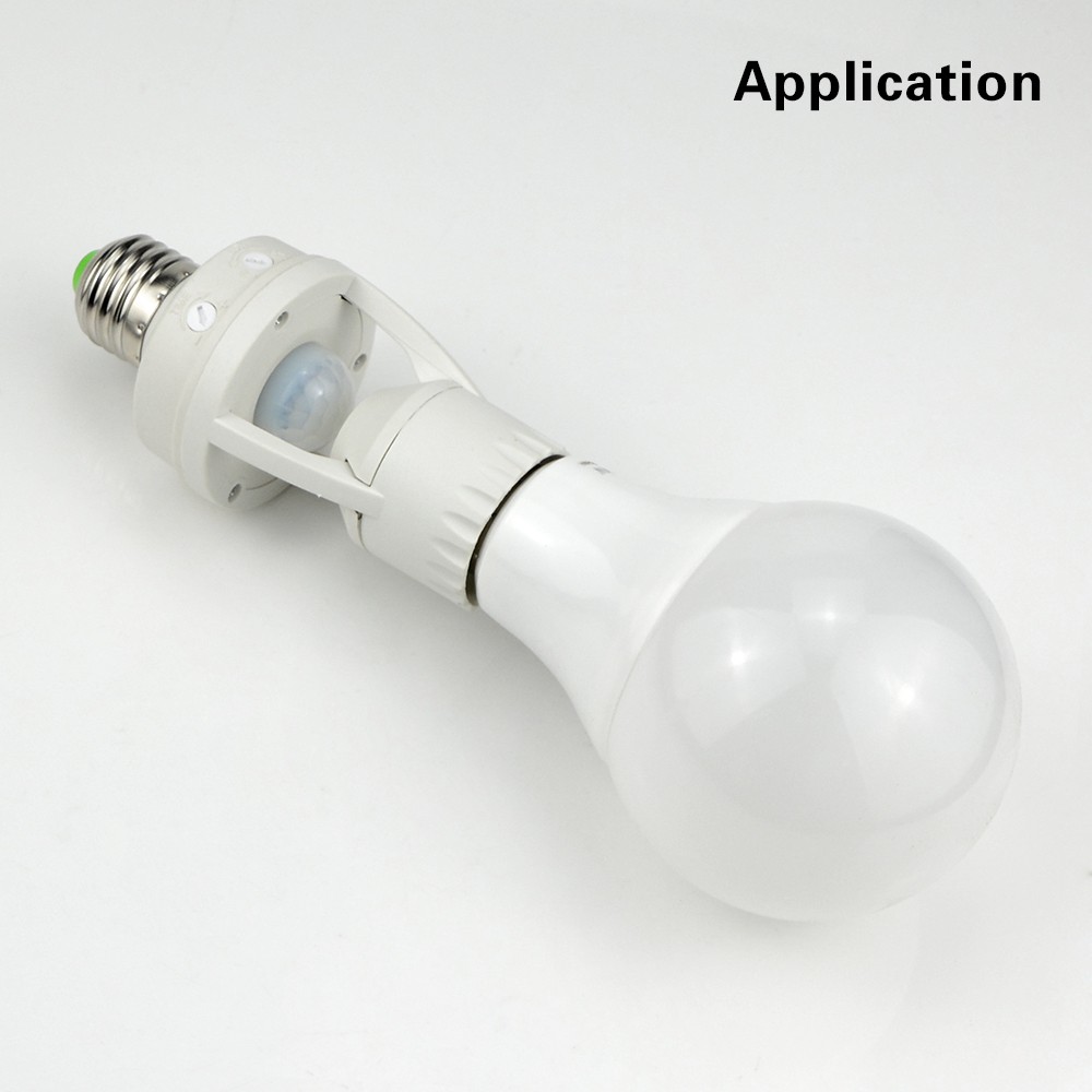 Smart Fitting E27 Lampu Bohlam OMLL5MWH dengan Infrared Motion Sensor - White