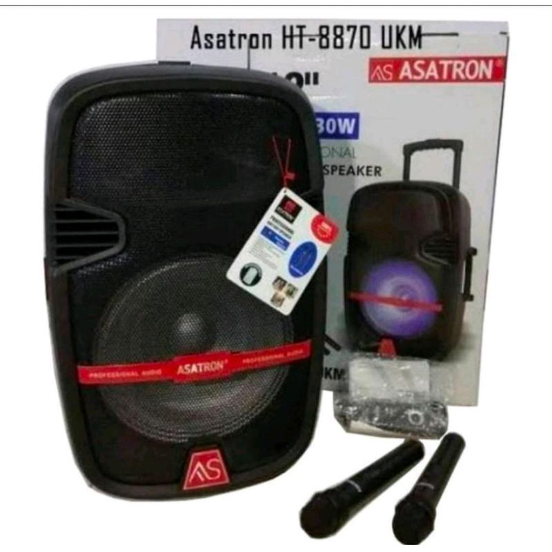 SPEAKER AKTIF PORTABLE 12 INCH ASATRON HT 887 O HT887O