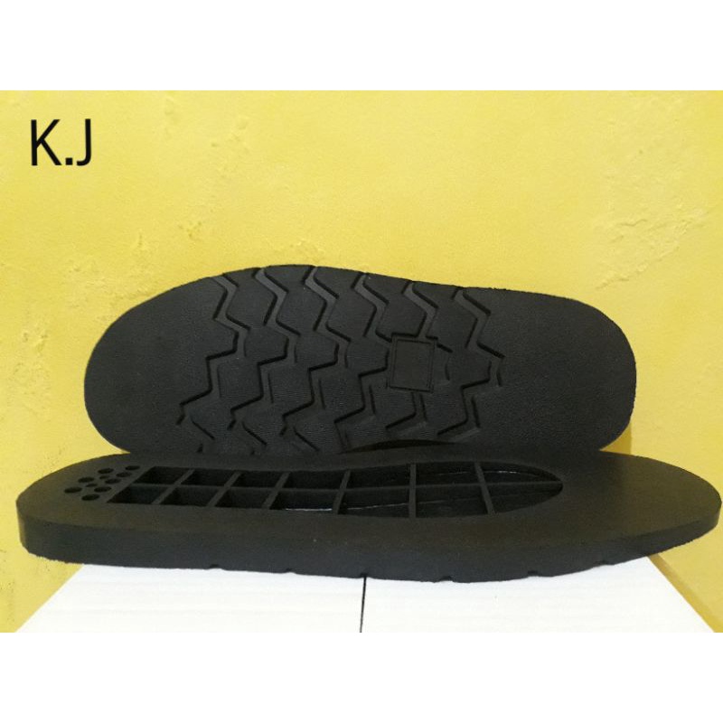 Outsole Karet_Sole Karet potong 032 warna hitam,putih crem dan pentil