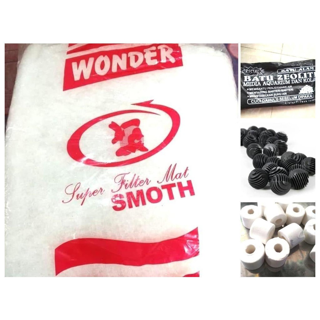 paket filter aquarium tabung kolam ikan paket lengkap filter