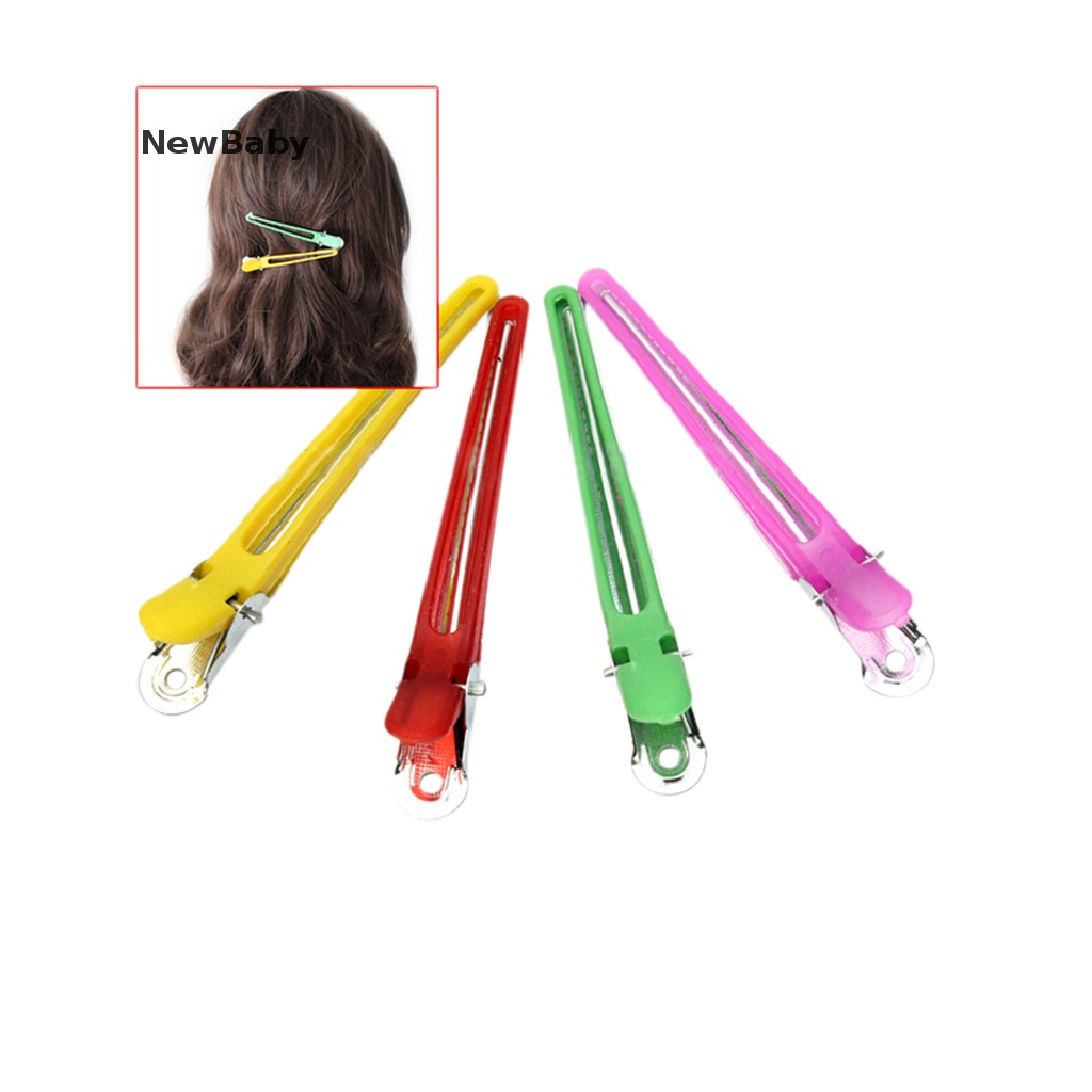 12pcs Jepit Rambut Warna-Warni Untuk Salon