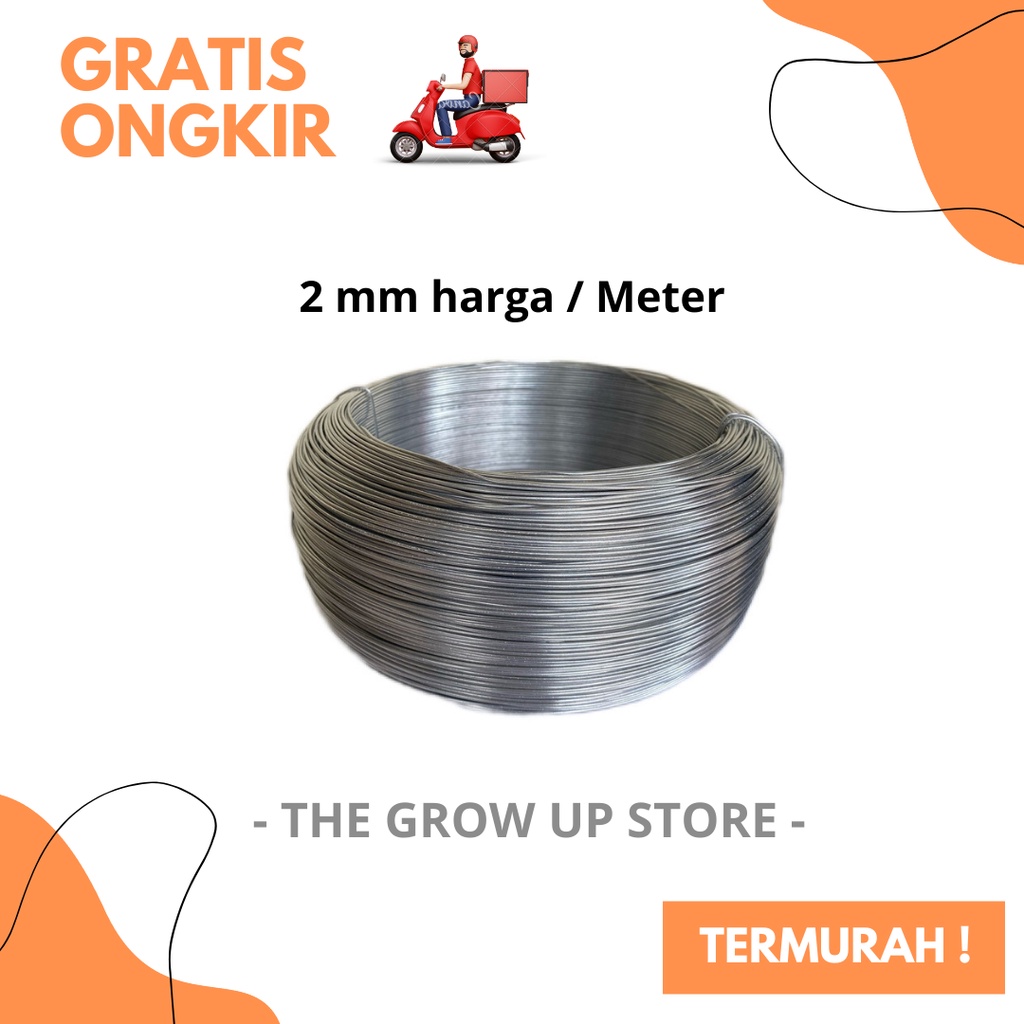 PROMO / GROSIR / TERMURAH / TERLARIS kawat bonsai aluminium -kawat bonsai 2mm - kawat bonsai alumini