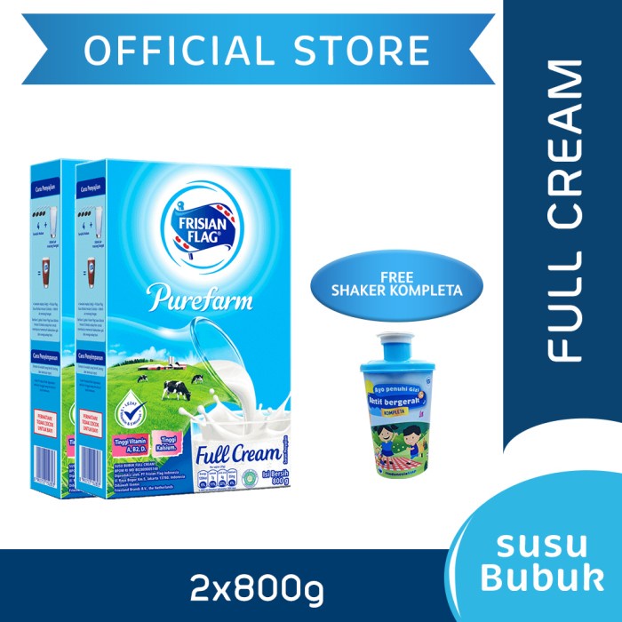 

c011cc Frisian Flag Susu Bubuk Keluarga Fullcream 800G 2 Pcs Free Gift Xa201As