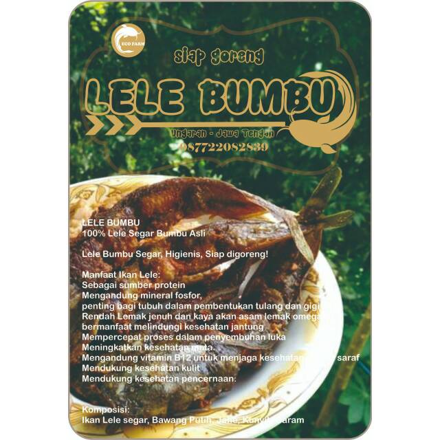 

Lele Bumbu Mentah