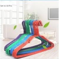 TERMURAH Folding Hanger 24 Stik Stick Besi Kawat Besar Gantungan Baju Bayi Popok Anak Dewasa Bulat