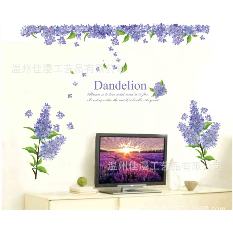 Dinding Stiker Transparan / Wall Sticker / (60x90cm) B17 TKM