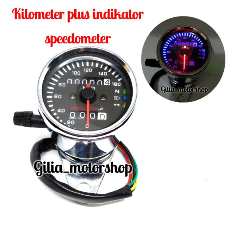 Speedometer Bulat Kilometer Indikator Spidometer RX King pro vixion