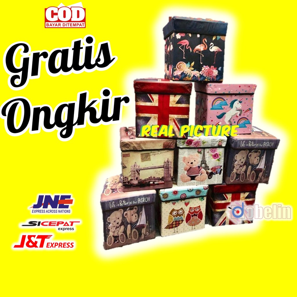 Kotak Tempat Storage Box Bag Penyimpanan Mainan Anak Kotak Tempat Storage Box Bag Penyimpanan Mainan Anak
