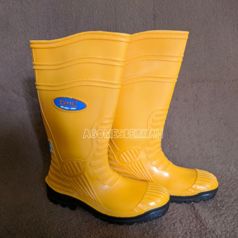 SEPATU SAFETY KENT PVC 8009/SEPATU BOOTS PROYEK SAFETY KENT 8009