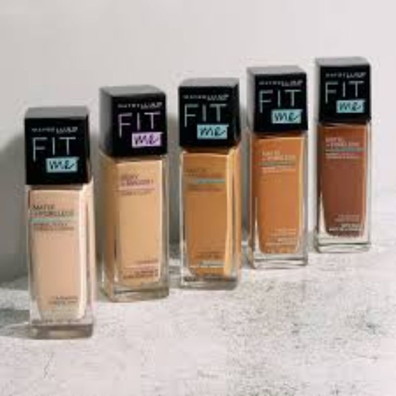 PROMOOO!!!! ORIGINAL Maybelline Fit Me Foundation Matte Poreless Liquid Normal Pump  30ML