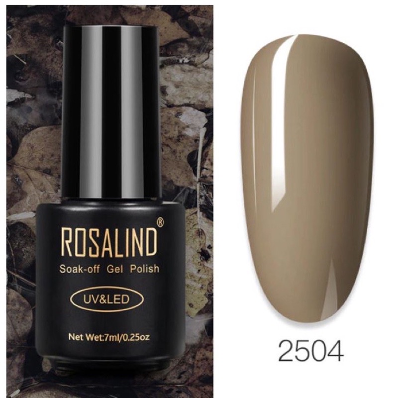 ROSALIND NUDE SERIES 7ml soak off gel polish nude color kutek gel nude tahan lama