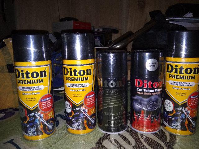 Hi Temp Silver Perak Diton Tahan Panas Cat Pylox Pilox Semprot 300 Cc