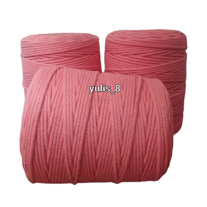 BENANG MACRAME SIZE 4MM, PINK FUXIA