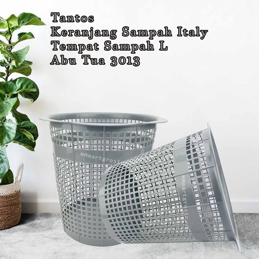 Tantos / Keranjang Sampah Italy (L)/ Tempat Sampah Jaring / 3013