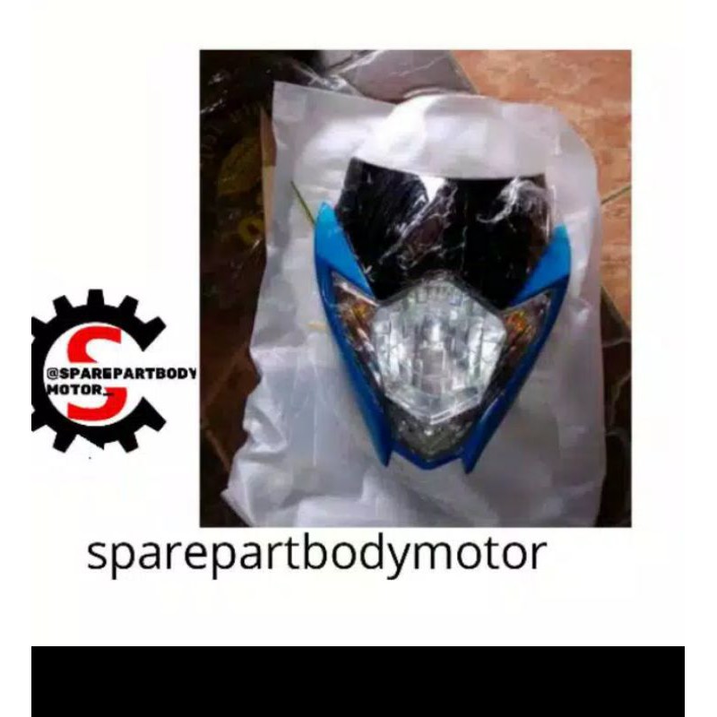 BODY SATRIA FU FACELIFT/REFLEKTOR PALA DEPAN FU FACELIFT BONUS STRIPING FULL BODY