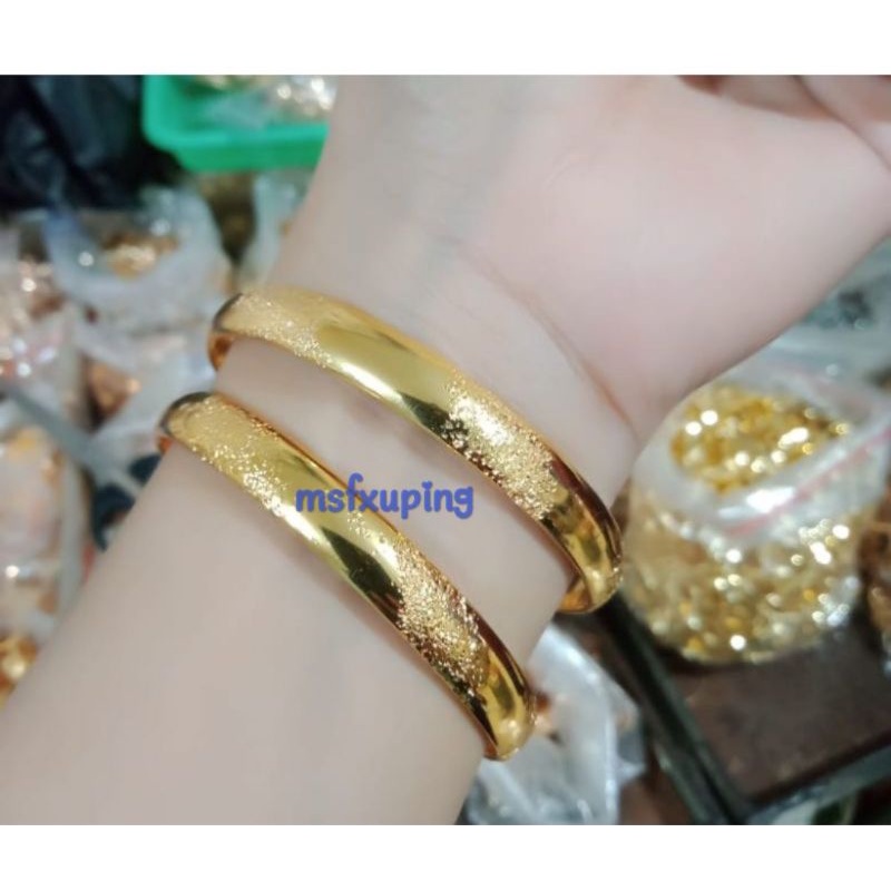 Gelang pasir gold mewah perhiasan wanita xuping