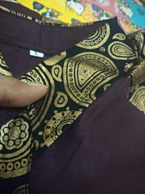 Kurta Muslim Koko Lebaran Batik Kampus
