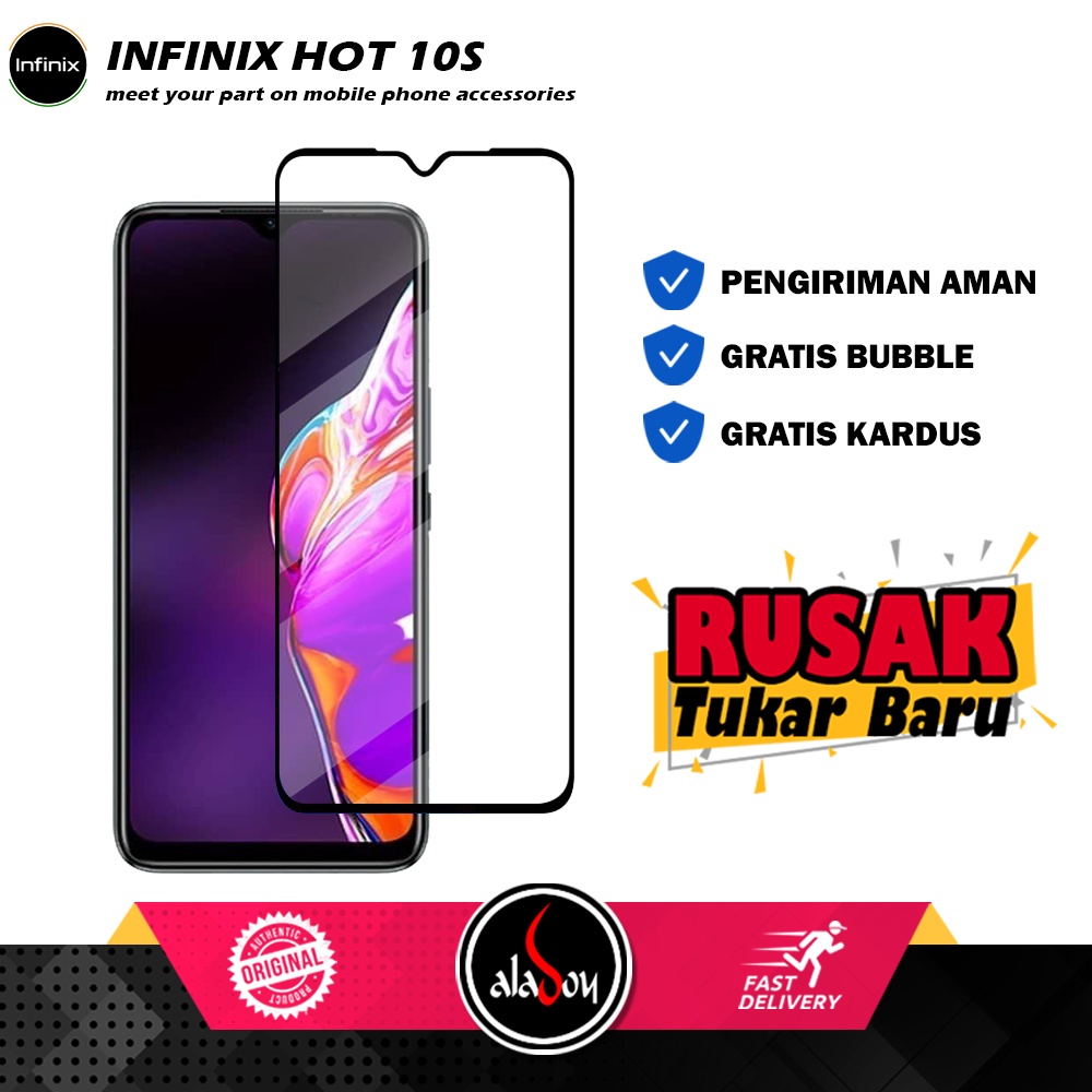 Tempered Glass Infinix Hot 10S Anti Gores Layar Screen Protector