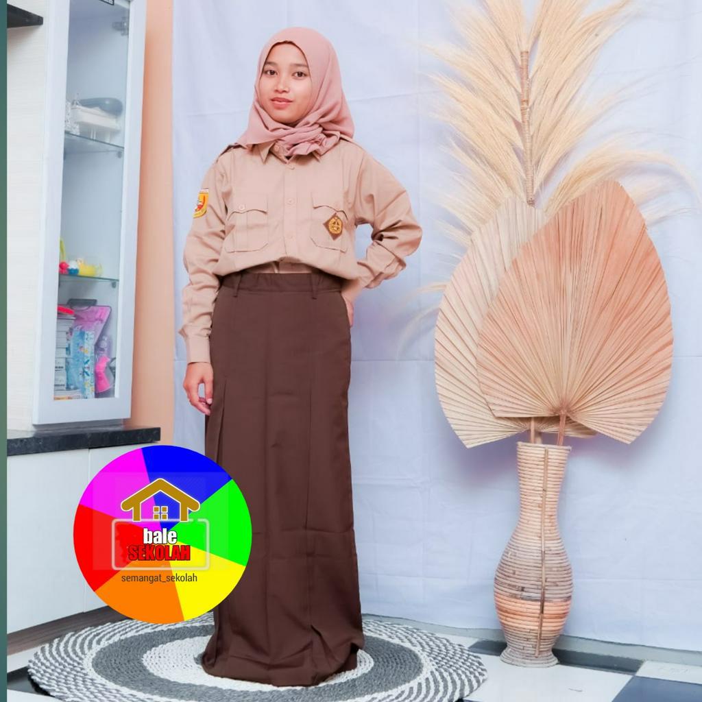 Seragam SEKOLAH Rok sepan PRAMUKA (hanya rok)