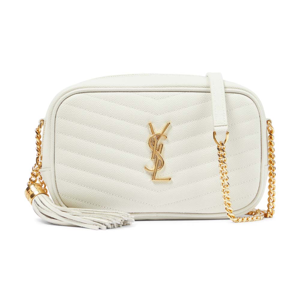 YSL Mini Camera Bag Cream GHW (19 x 11 x 5) 100% Original