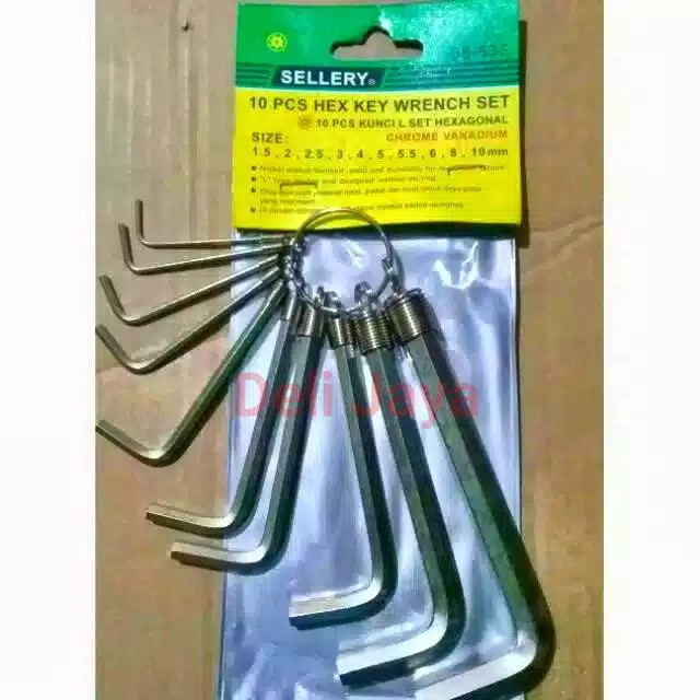 Kunci L Set Pendek SELLERY