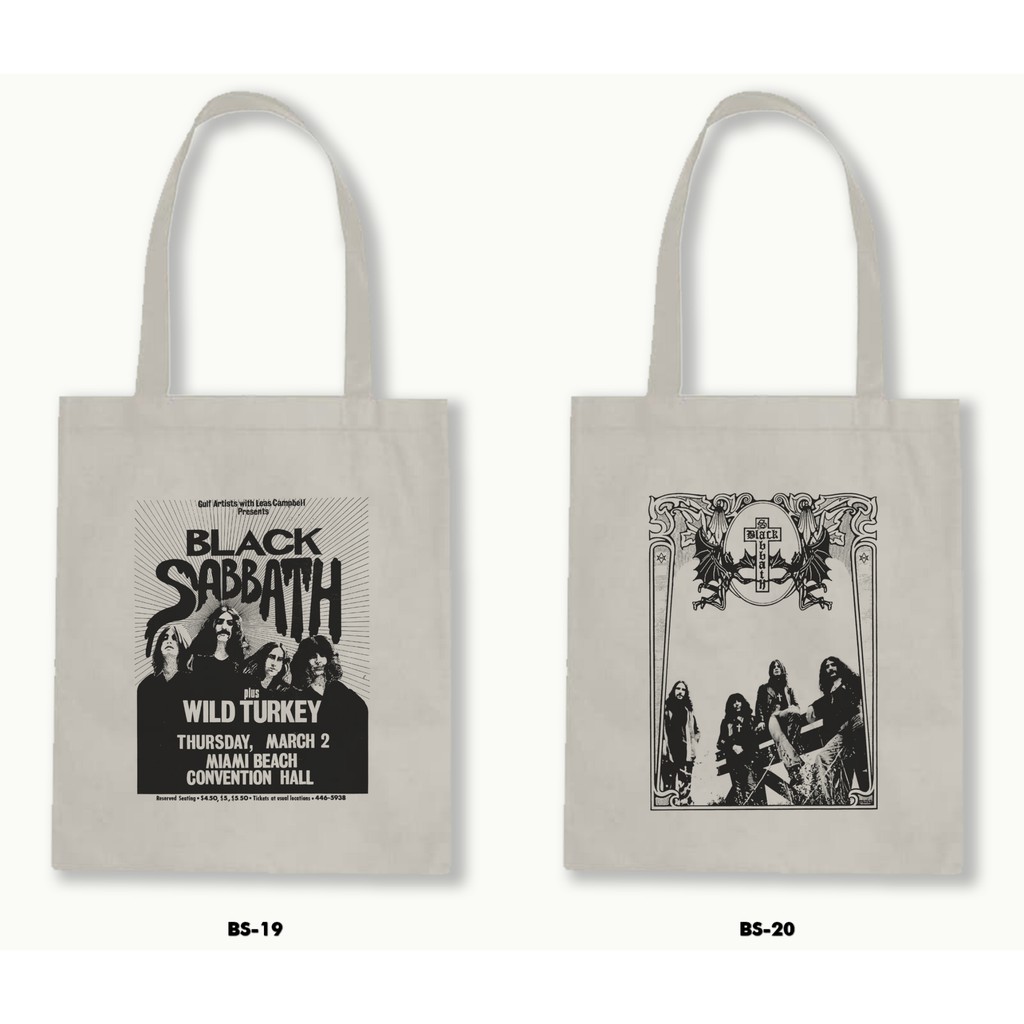 TOTE BAG BLACU - BLACK SABBATH .01