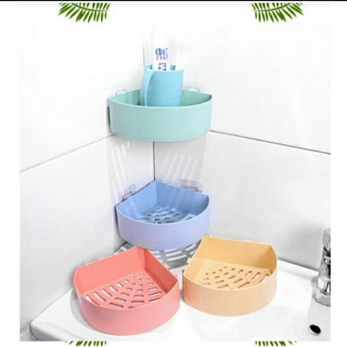 

RAK KAMAR MANDI SUDUT TEMPEL SERBAGUNA 1PCS