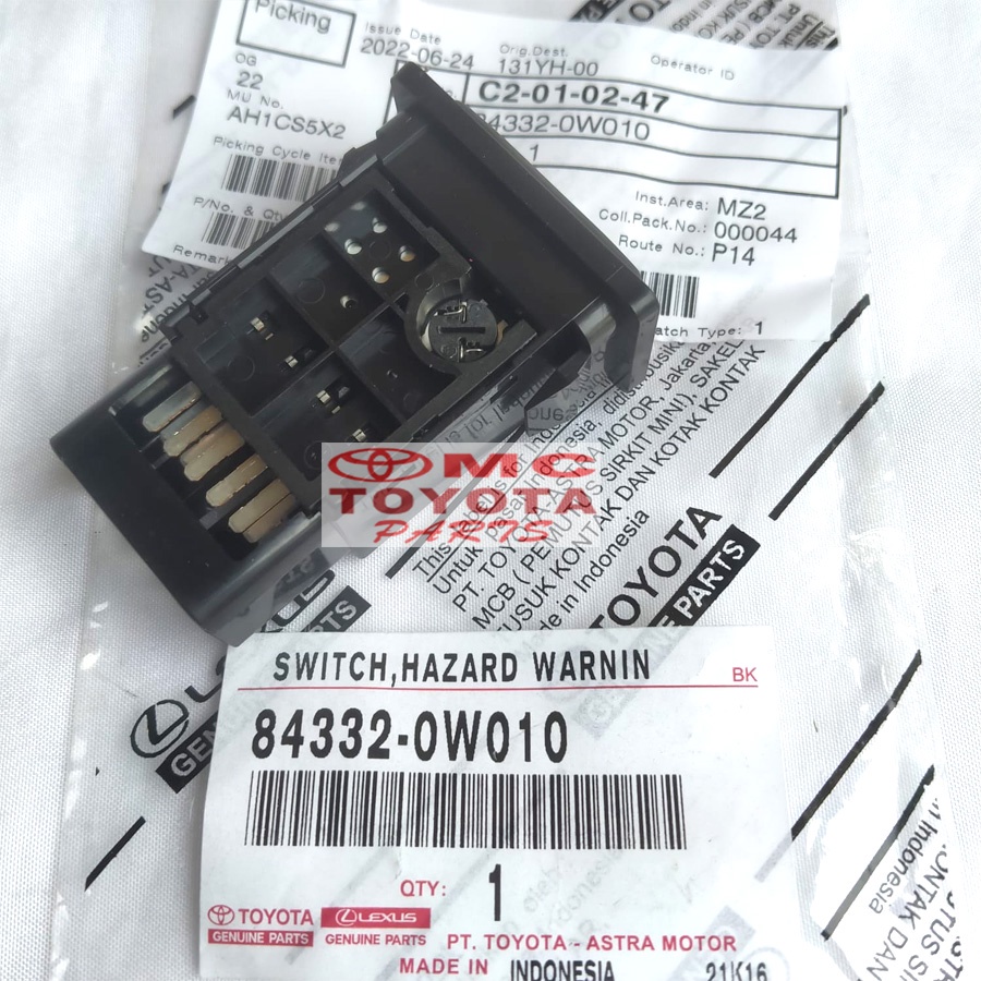 Switch Tombol Hazard Dyna Hino 84332-0W010