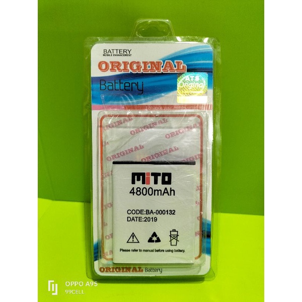 Baterai Battery Batrai Mito 132 A880 A990 ( BA 000132 )