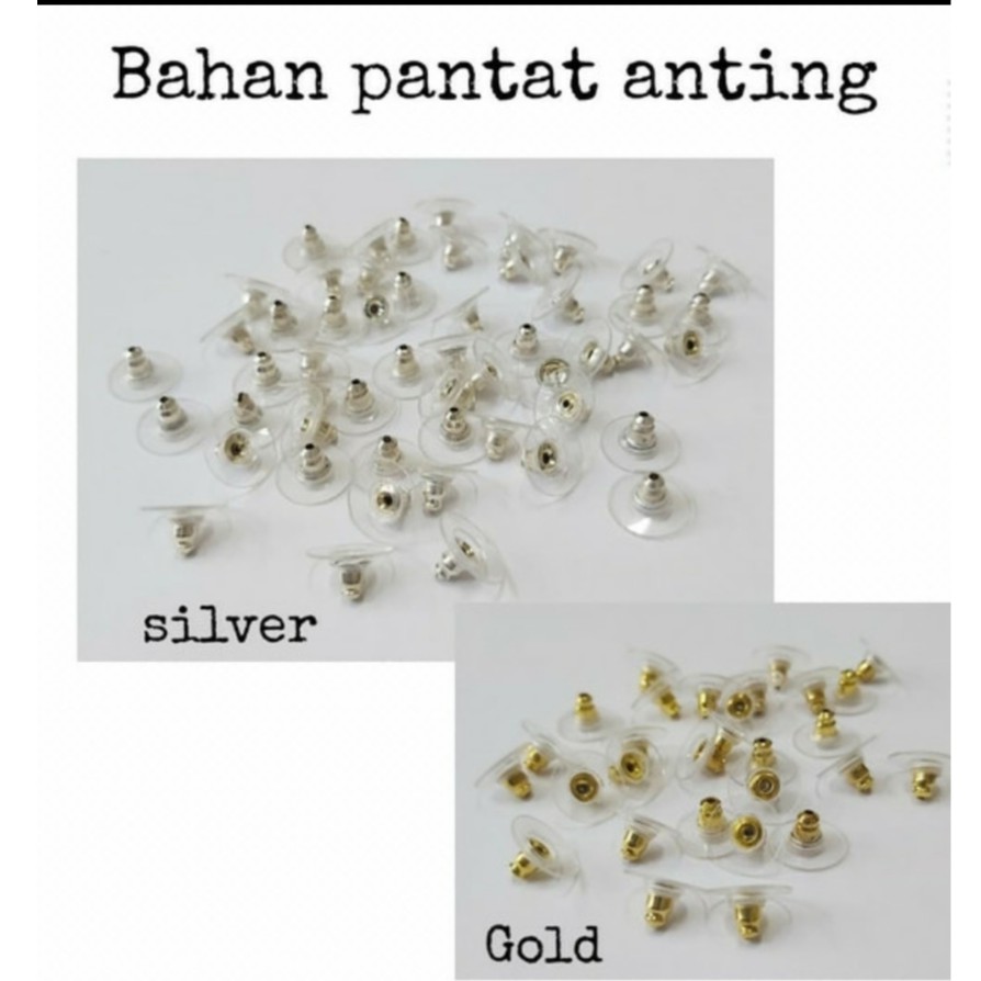 1 BUAH - BAHAN PANTAT ANTING | KERTAS |DUDUKAN | TAG ANTING