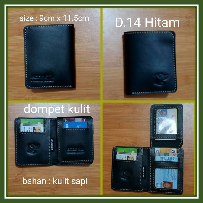 D.14  | Kulit Asli | Merek Resmi | Dompet kulit ECCE 27