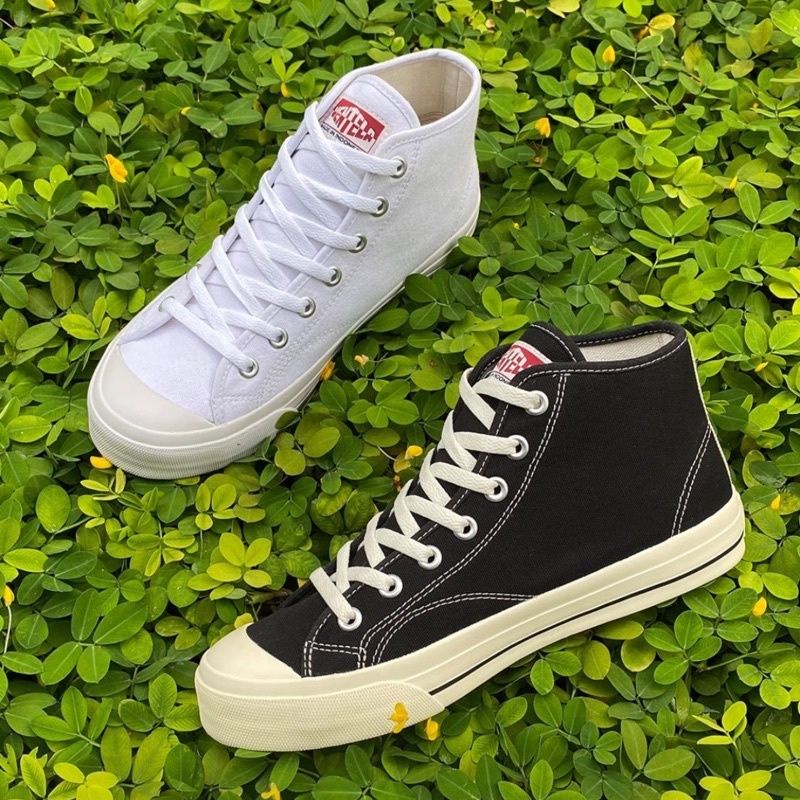 Sepatu Ventela Basic High Black White [ Ventela Original ]