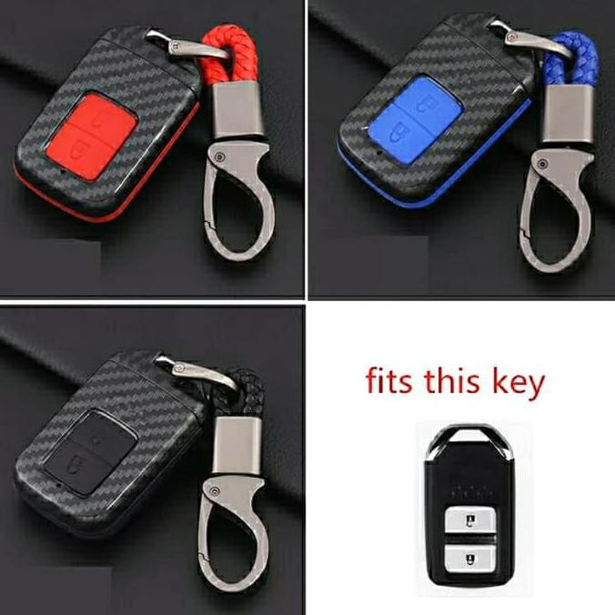 ORIGINAL! CASING CASE COVER SARANG RUMAH KUNCI REMOTE SMARTKEY KARBON CARBON HONDA JAZZ HRV CRV BRV