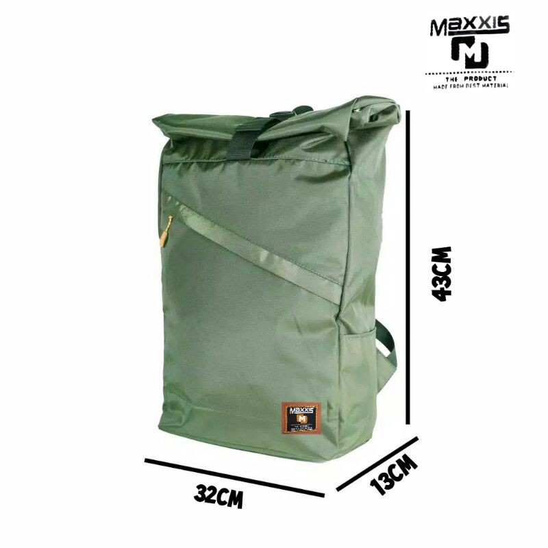 Tas Ransel Pria Rooltop Tas Gunung Tas gulung Tas kuliah~Maxxis_tasgrosirbandung~