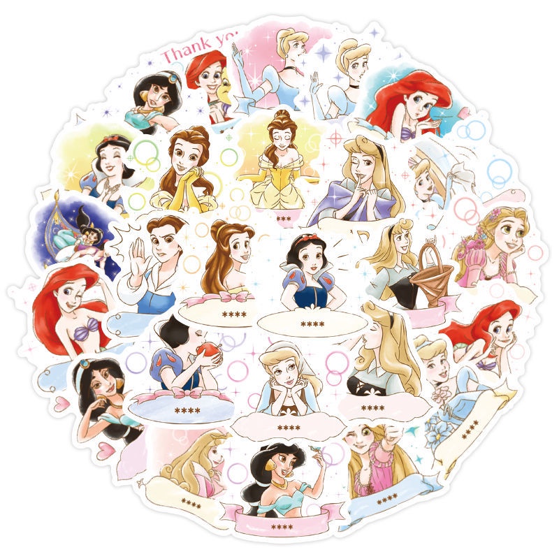 40 buah Putri Mengemudi stiker in gadis jantung bahan dekorasi notebook Jurnal stiker koper stiker c