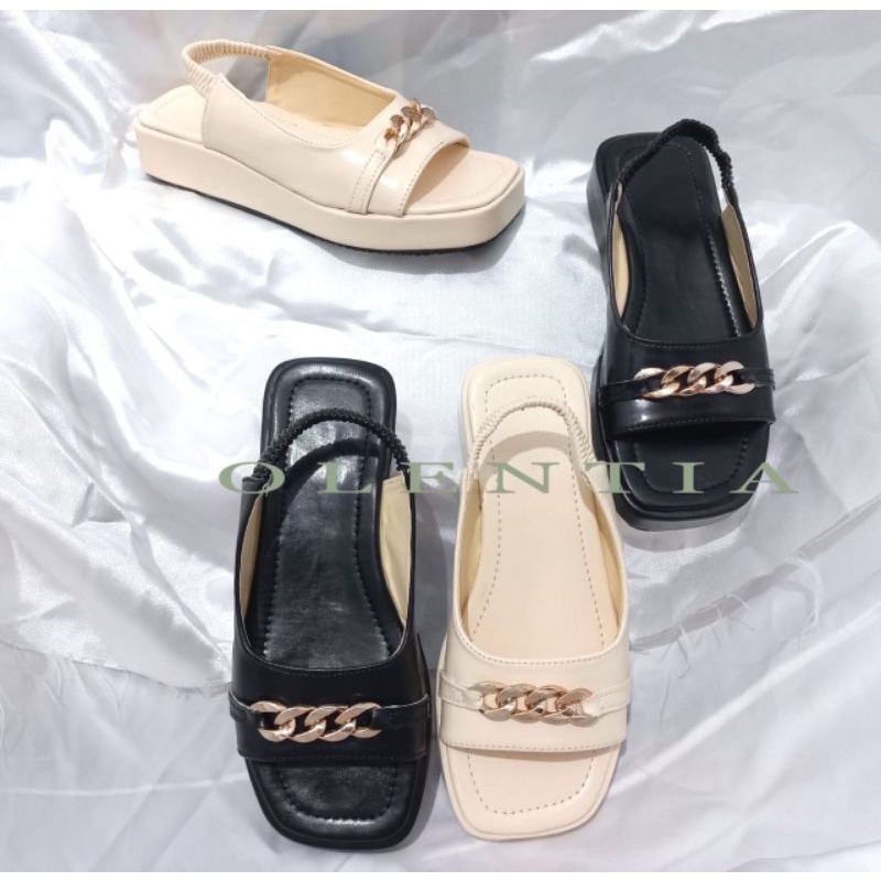 Sandal Wanita Sandal Platform rantai DN 11