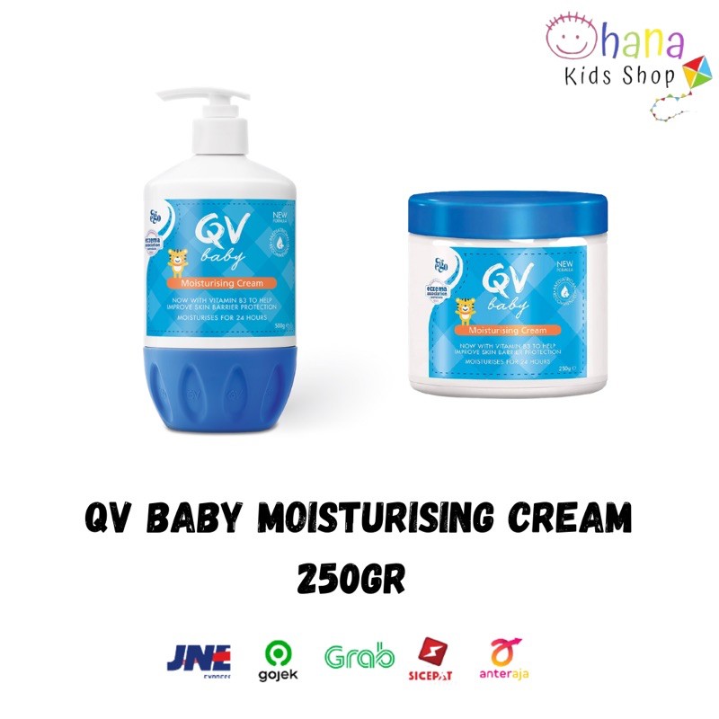 QV Baby Moisturising Cream 250gr Pump Jar skin lotion