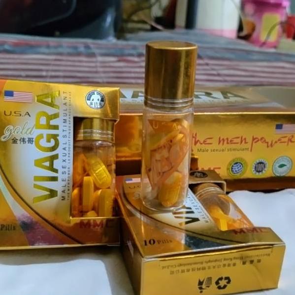 PRODUK KEREN NEW VIGRA GOLD USA ASLI PFIZER ISI 10 BUTIR SUPLEMEN PRIA 100mg ORIGINAL ☣ 877