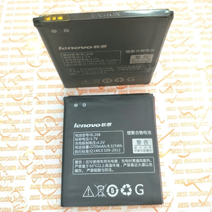 Baterai Battery Original LENOVO BL208 BL-208 S920 A690E A5800D A616