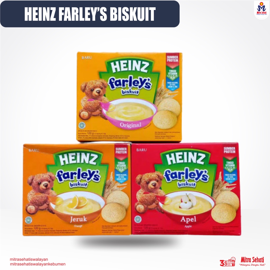 HEINZ FARLEY’S BISKUIT / BISKUIT BAYI 120gr [ Mitra Sehati Swalayan ]